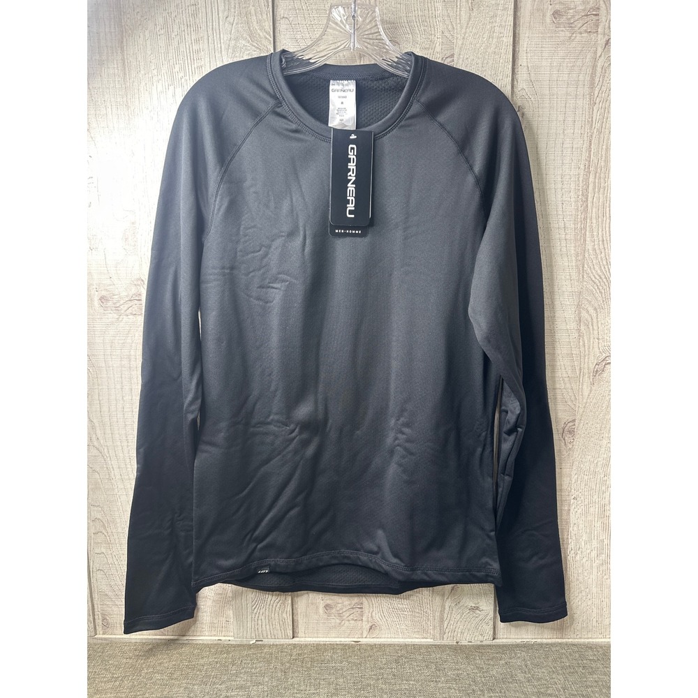 Louis Garneau 3000 Crew Neck Base Layer Black Mens Medium 1070043 NWT